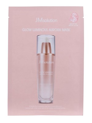 Тканевая маска с жемчужной пудрой JMsolution Glow Luminous Aurora Mask 1922 - фото 4855