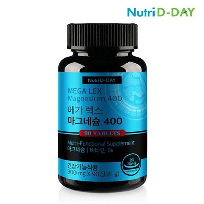 Усиленный комплекс магния и витамина B6 Nutri D-Day Mega lex magnezium 400 (90таб.) 3005 - фото 6340
