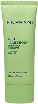 Водостойкий солнцезащитный крем для лица и тела с алоэ Aloe Face and Body SPF50+ PA++++, 100мл 3081 - фото 6494
