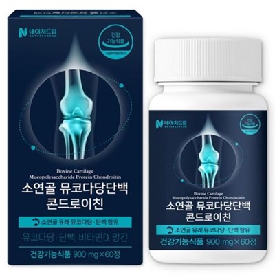 Nature Garden Содержит бычий хрящ мукополисахарид протин хондроитин Nature Dream Bovine Cartilage Mucopolysaccharide Protein Chondroitin, 900 мг * 60 табл 3127 - фото 6579