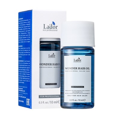 Увлажняющее масло для восстановления блеска волос Lador Wonder Hair Oil,10мл 3167 - фото 6663