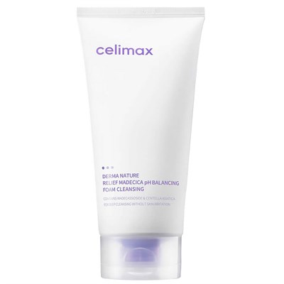 Слабокислотная очищающая пенка Celimax Derma Nature Relief Madecica pH Balancing Foam Cleansing, 150мл 3302 - фото 6921