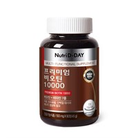 Биотин 10000 ПРЕМУМ  Nutri D-Day Premium Biotin 500мг*90т 3168