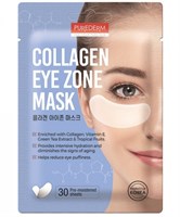 Purederm Набор тканевых патчей с коллагеном Collagen eye zone mask, 30шт 2704