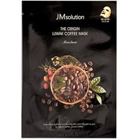 Тонизирующая тканевая маска с кофеином и копи-лувак JMsolution The Origin Luwak Coffee Mask 3299